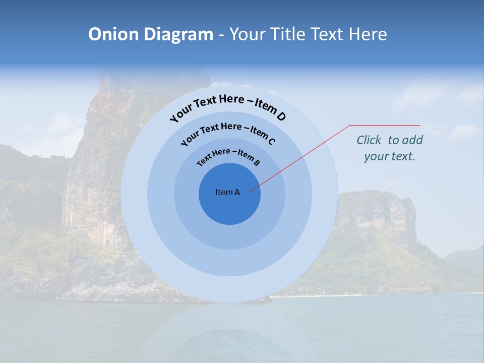 A Large Body Of Water With Mountains In The Background PowerPoint Template