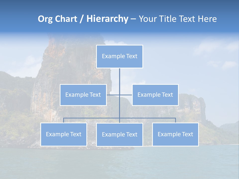 A Large Body Of Water With Mountains In The Background PowerPoint Template