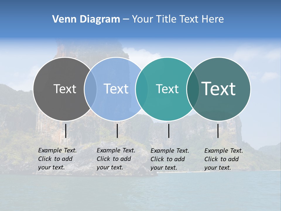 A Large Body Of Water With Mountains In The Background PowerPoint Template
