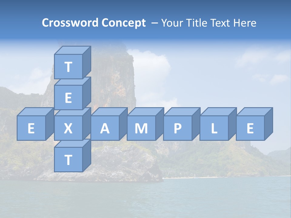 A Large Body Of Water With Mountains In The Background PowerPoint Template