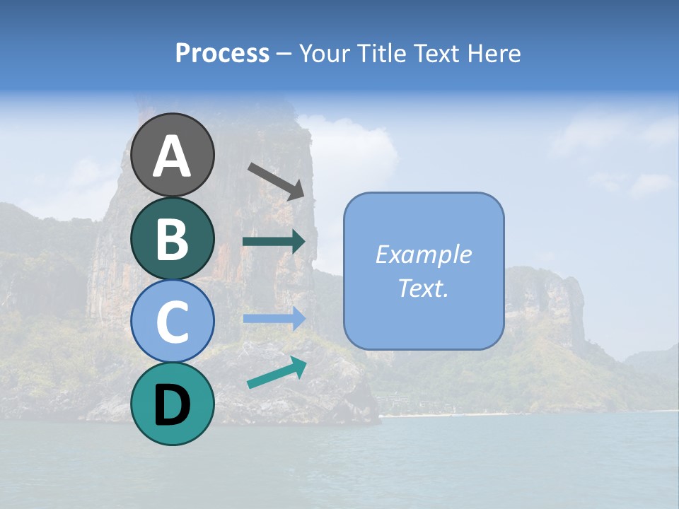 A Large Body Of Water With Mountains In The Background PowerPoint Template