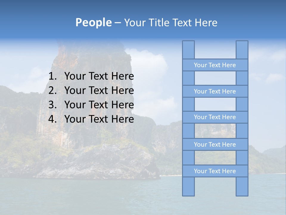 A Large Body Of Water With Mountains In The Background PowerPoint Template