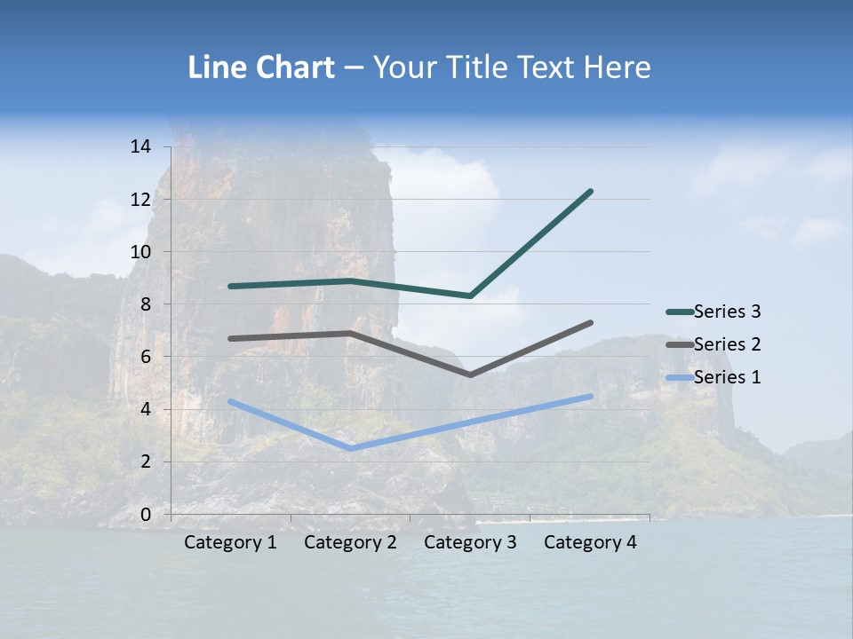 A Large Body Of Water With Mountains In The Background PowerPoint Template