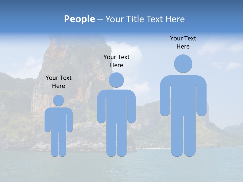 A Large Body Of Water With Mountains In The Background PowerPoint Template