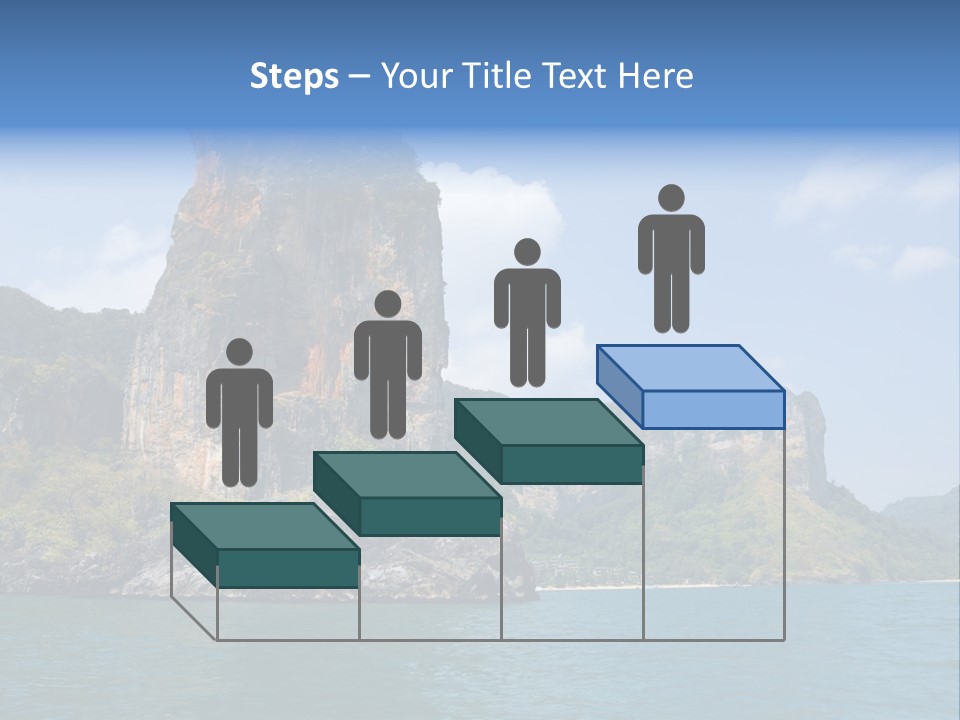 A Large Body Of Water With Mountains In The Background PowerPoint Template