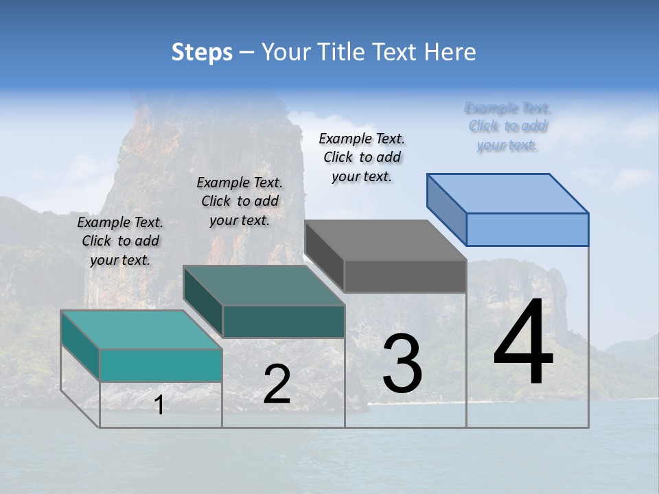 A Large Body Of Water With Mountains In The Background PowerPoint Template