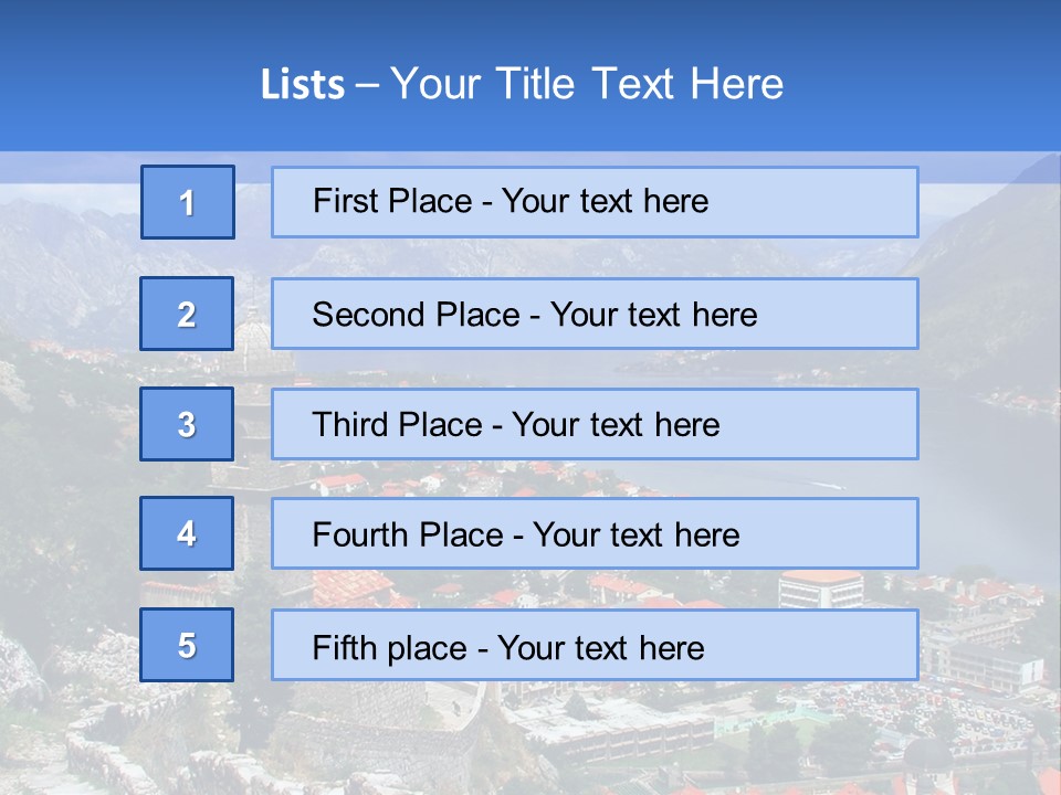 Column Cure Alignment PowerPoint Template