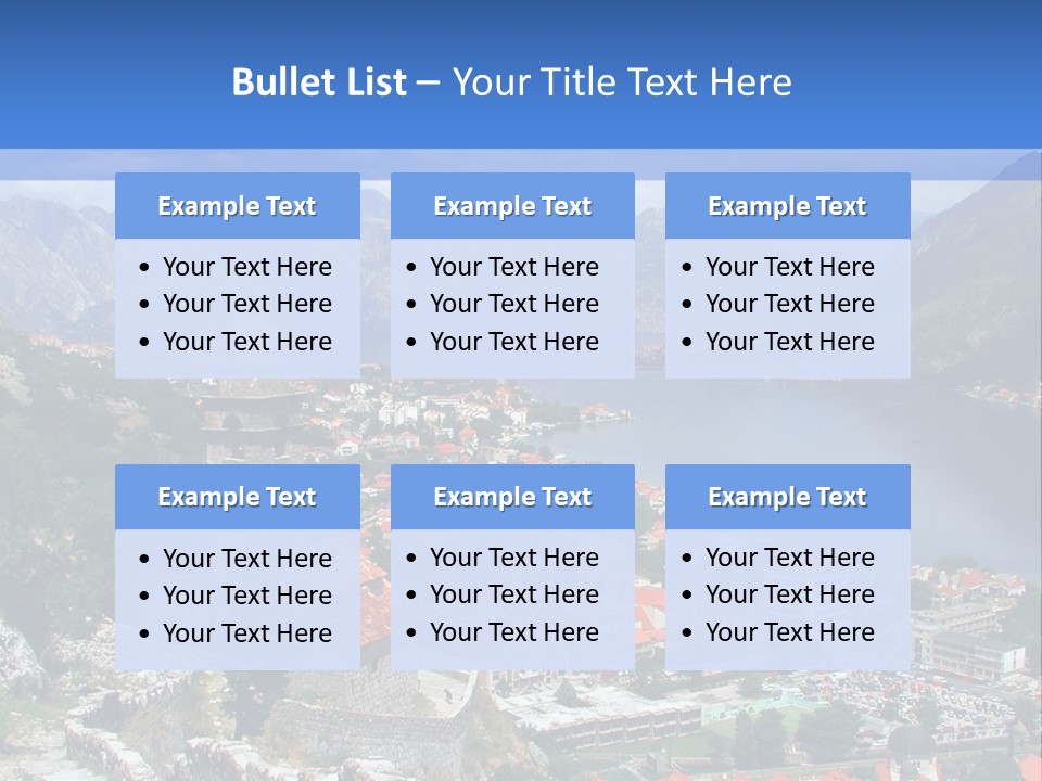 Column Cure Alignment PowerPoint Template
