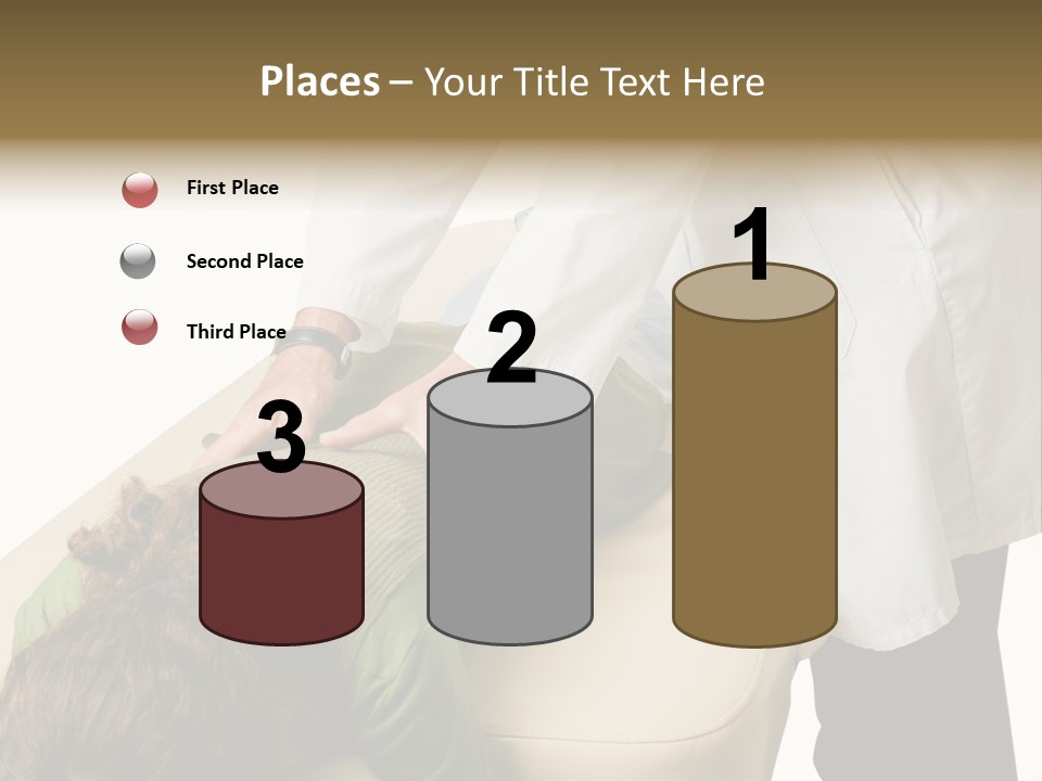 A Person Getting A Back Massage From A Doctor PowerPoint Template