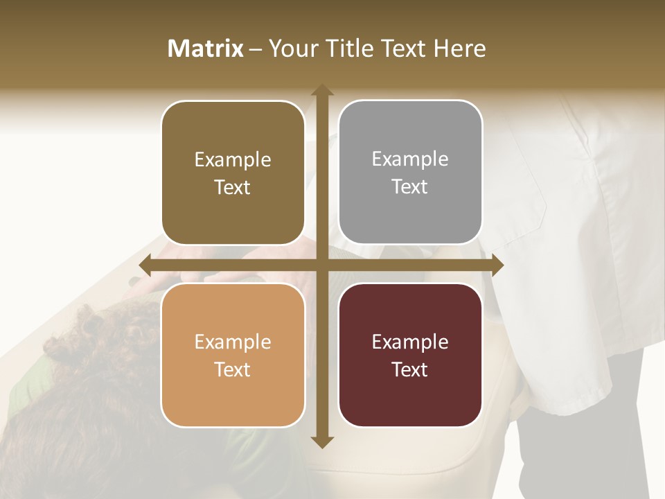 A Person Getting A Back Massage From A Doctor PowerPoint Template