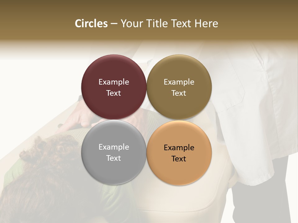 A Person Getting A Back Massage From A Doctor PowerPoint Template