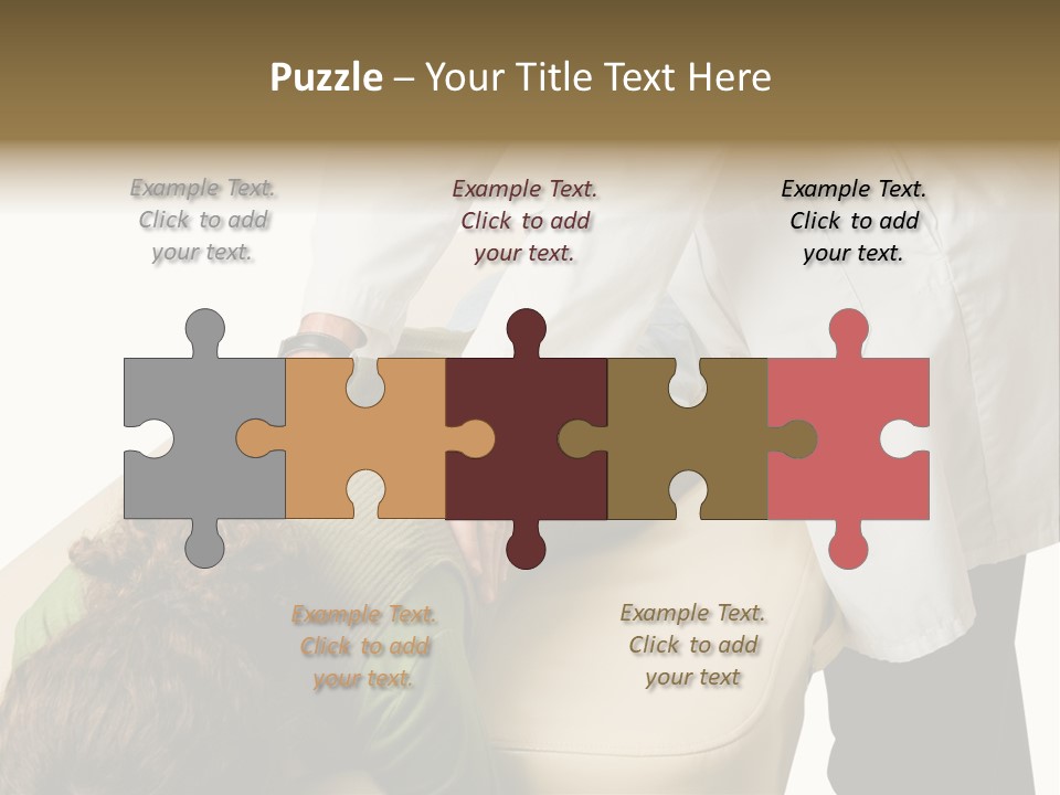 A Person Getting A Back Massage From A Doctor PowerPoint Template