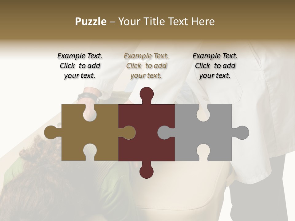 A Person Getting A Back Massage From A Doctor PowerPoint Template