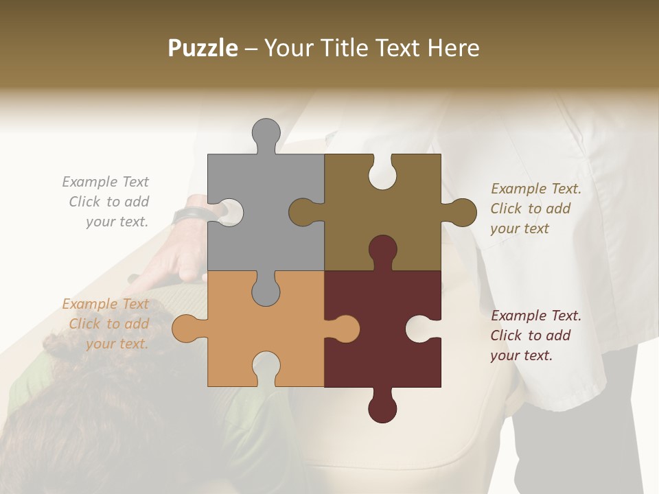 A Person Getting A Back Massage From A Doctor PowerPoint Template