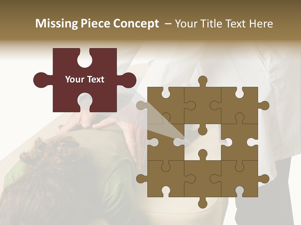 A Person Getting A Back Massage From A Doctor PowerPoint Template