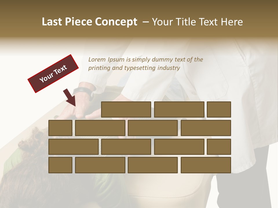 A Person Getting A Back Massage From A Doctor PowerPoint Template