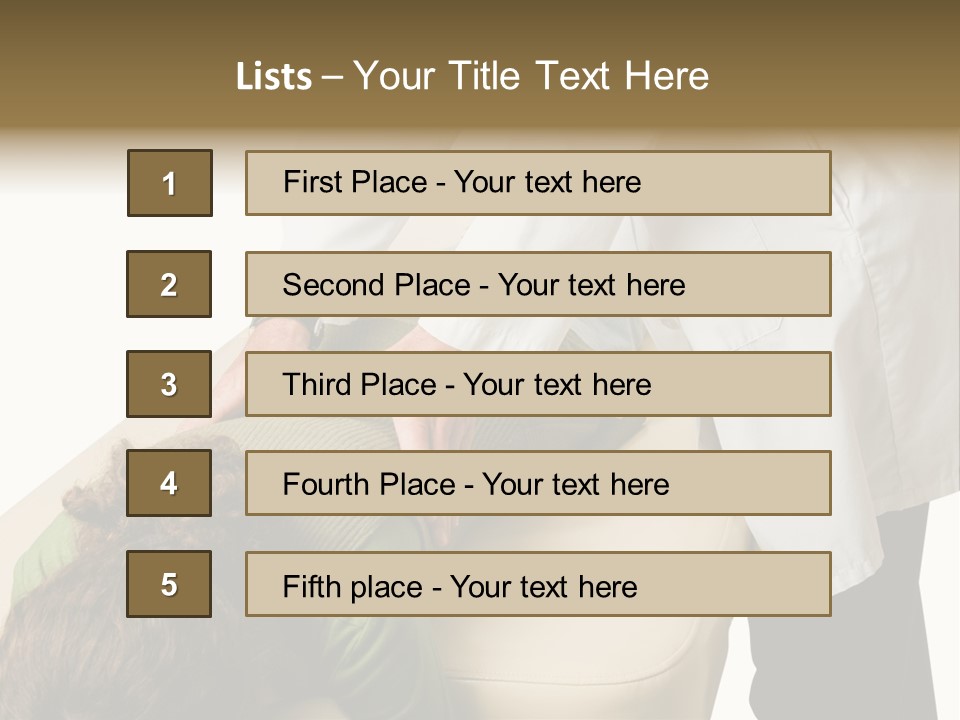 A Person Getting A Back Massage From A Doctor PowerPoint Template