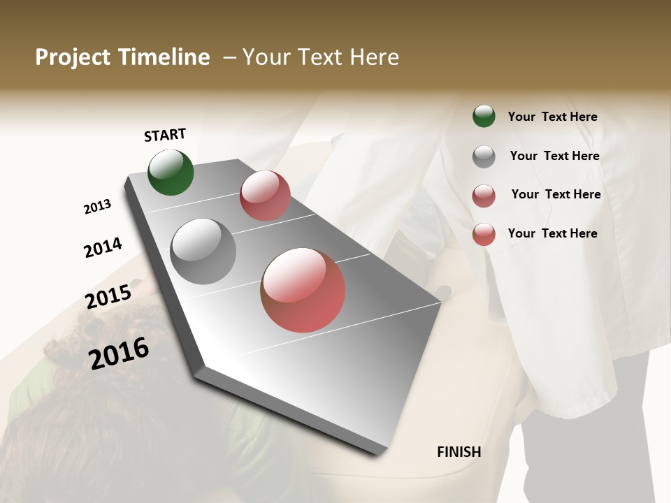 A Person Getting A Back Massage From A Doctor PowerPoint Template
