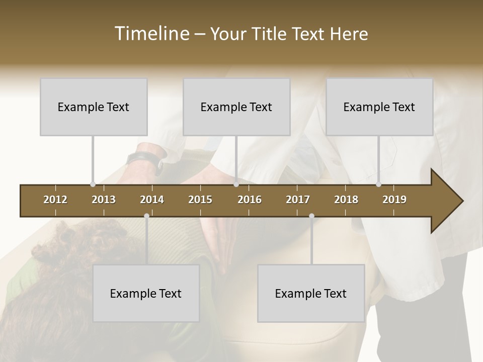 A Person Getting A Back Massage From A Doctor PowerPoint Template