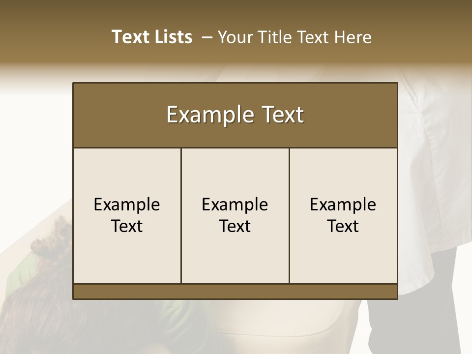 A Person Getting A Back Massage From A Doctor PowerPoint Template