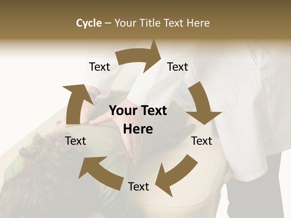 A Person Getting A Back Massage From A Doctor PowerPoint Template