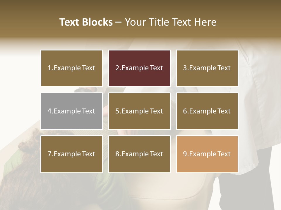 A Person Getting A Back Massage From A Doctor PowerPoint Template