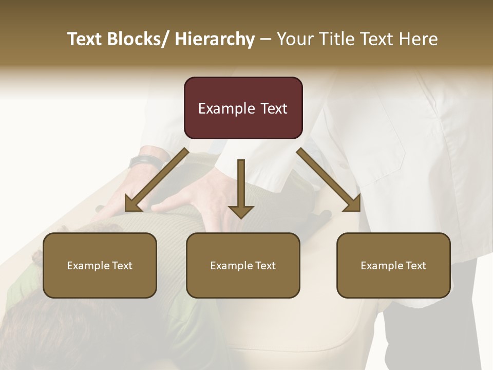 A Person Getting A Back Massage From A Doctor PowerPoint Template