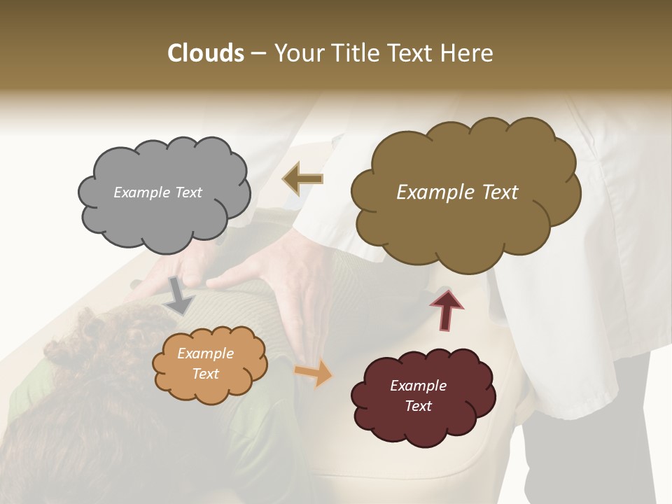 A Person Getting A Back Massage From A Doctor PowerPoint Template