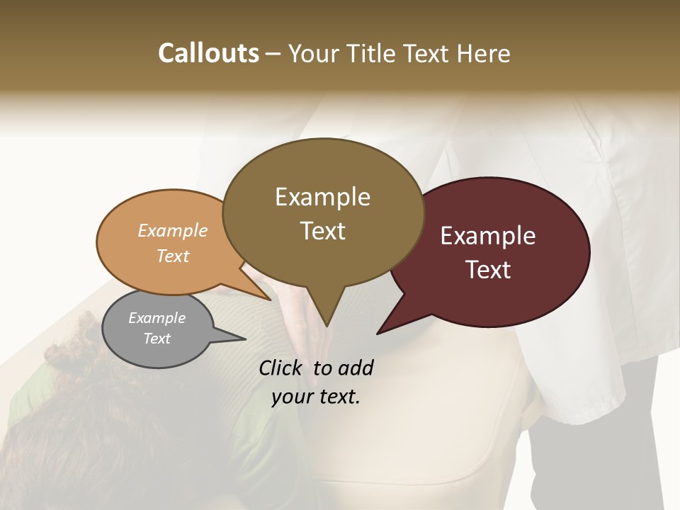 A Person Getting A Back Massage From A Doctor PowerPoint Template