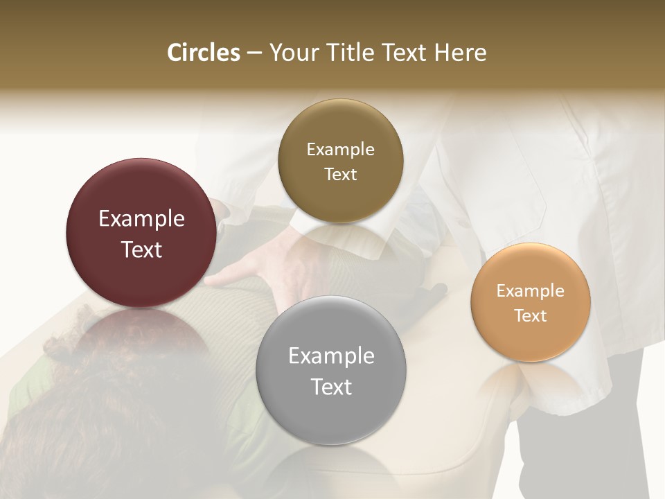 A Person Getting A Back Massage From A Doctor PowerPoint Template