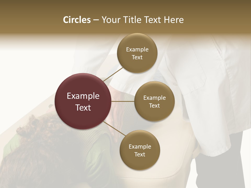 A Person Getting A Back Massage From A Doctor PowerPoint Template