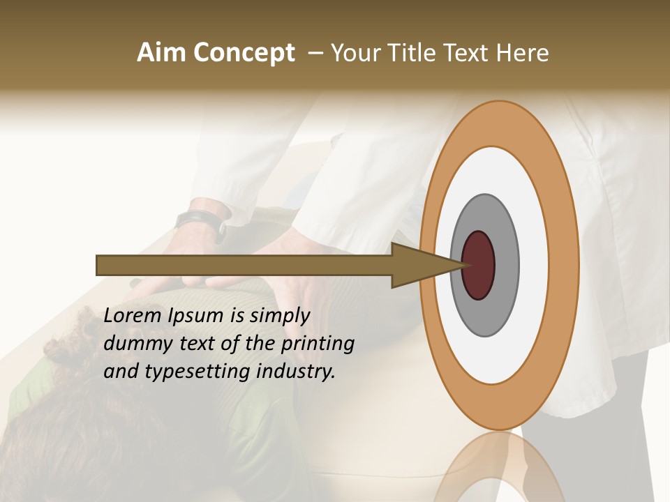 A Person Getting A Back Massage From A Doctor PowerPoint Template