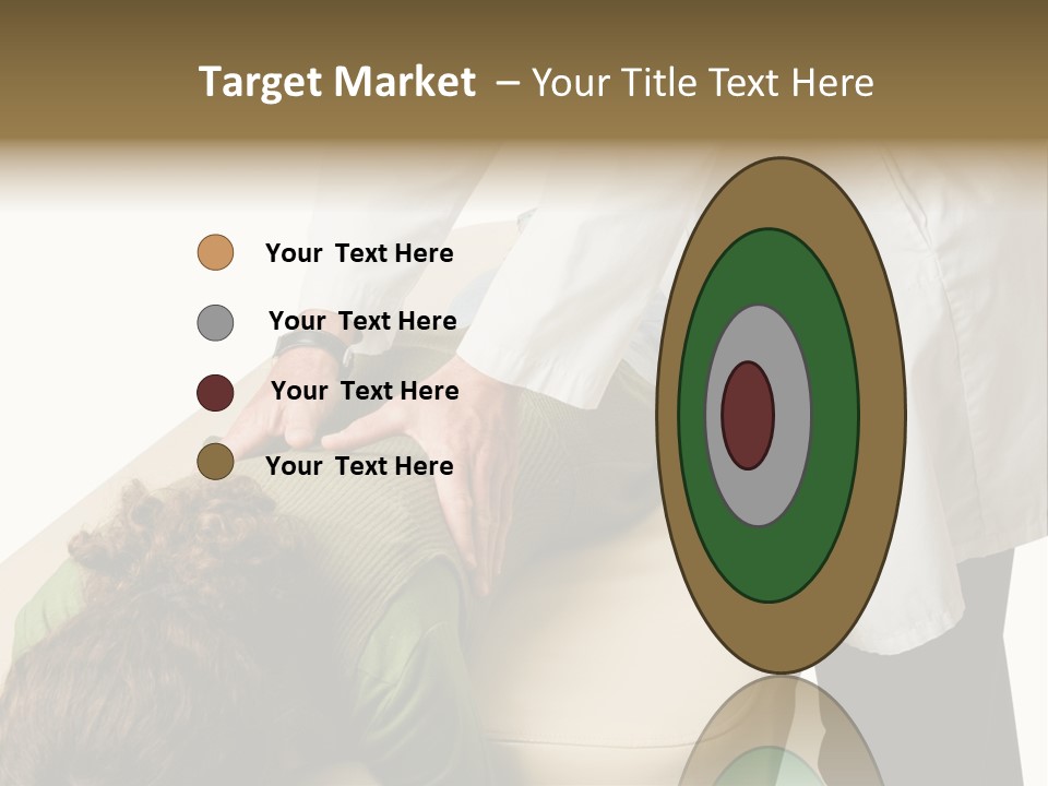 A Person Getting A Back Massage From A Doctor PowerPoint Template