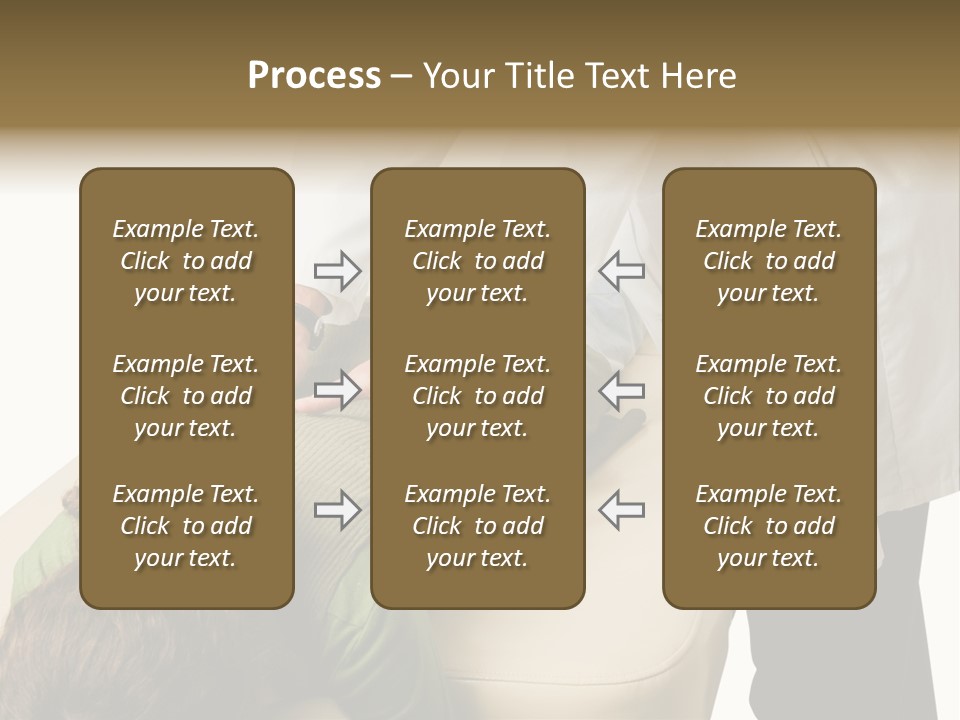 A Person Getting A Back Massage From A Doctor PowerPoint Template