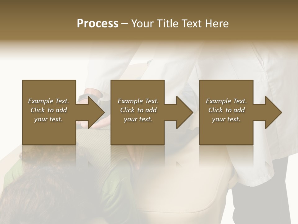 A Person Getting A Back Massage From A Doctor PowerPoint Template