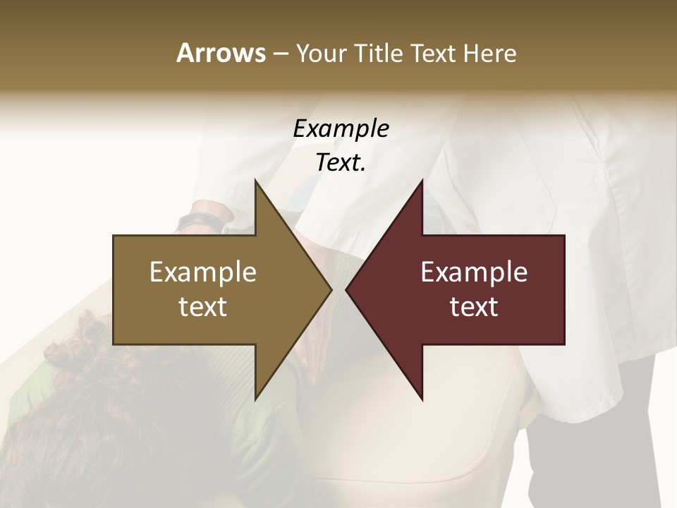 A Person Getting A Back Massage From A Doctor PowerPoint Template