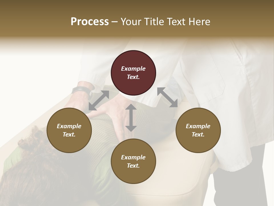 A Person Getting A Back Massage From A Doctor PowerPoint Template