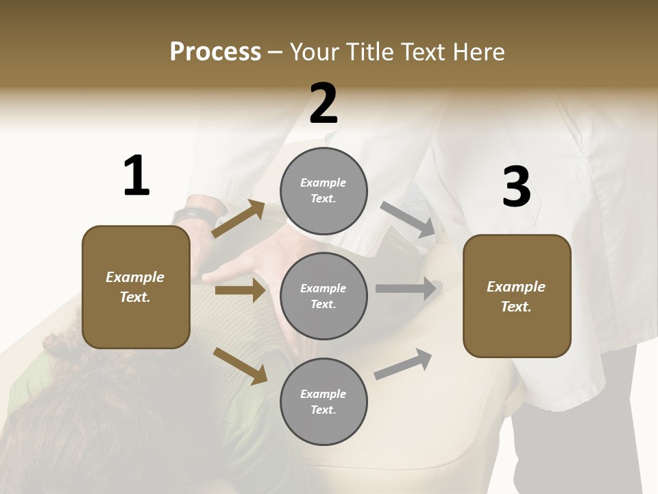 A Person Getting A Back Massage From A Doctor PowerPoint Template