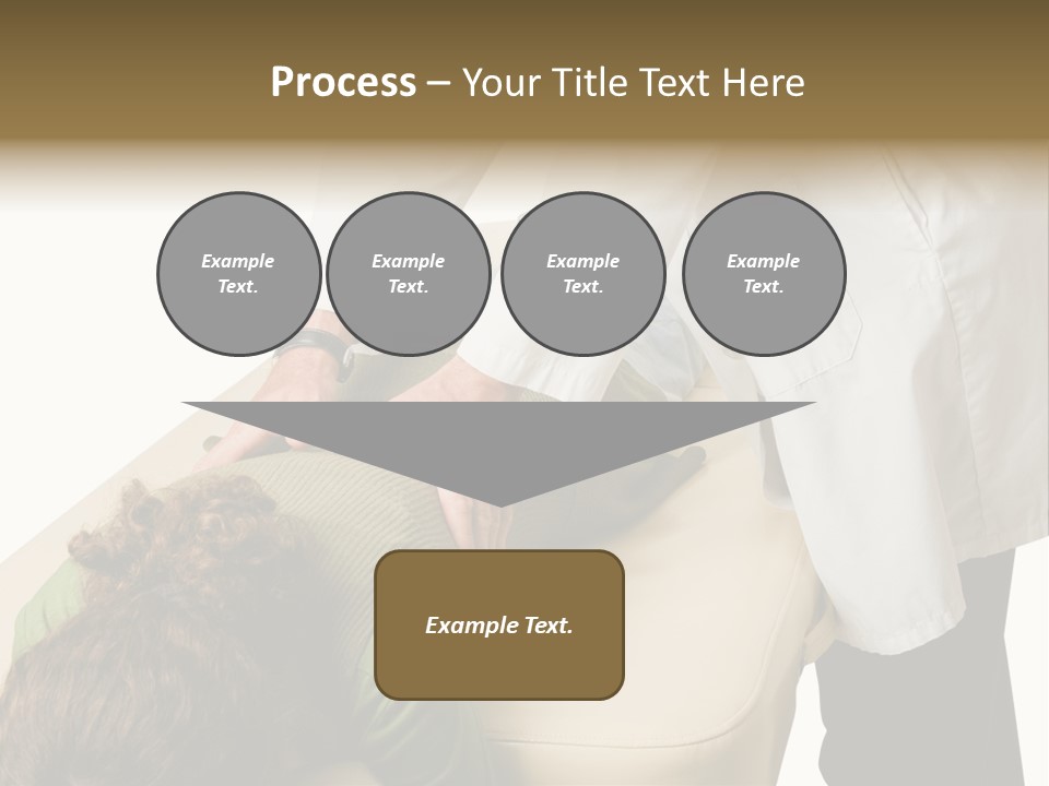 A Person Getting A Back Massage From A Doctor PowerPoint Template