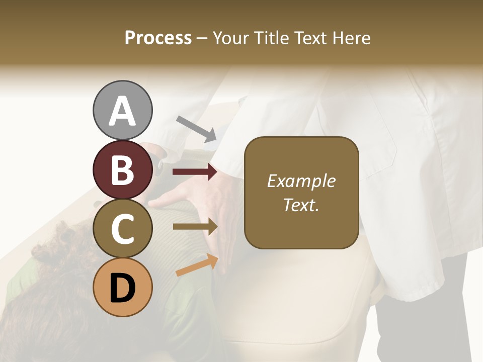 A Person Getting A Back Massage From A Doctor PowerPoint Template