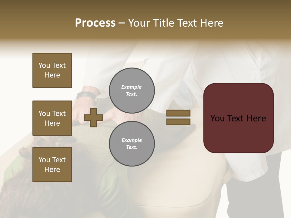 A Person Getting A Back Massage From A Doctor PowerPoint Template