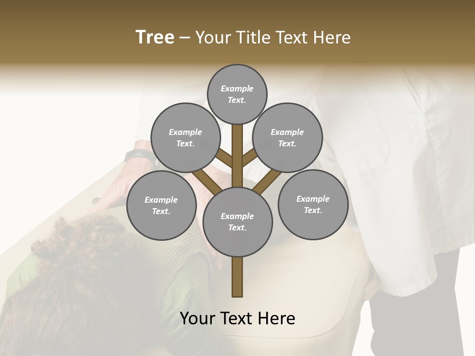 A Person Getting A Back Massage From A Doctor PowerPoint Template