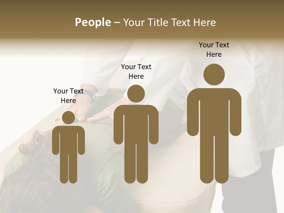 A Person Getting A Back Massage From A Doctor PowerPoint Template