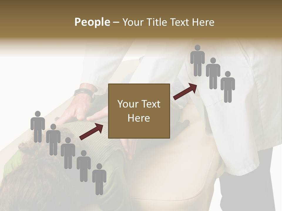 A Person Getting A Back Massage From A Doctor PowerPoint Template