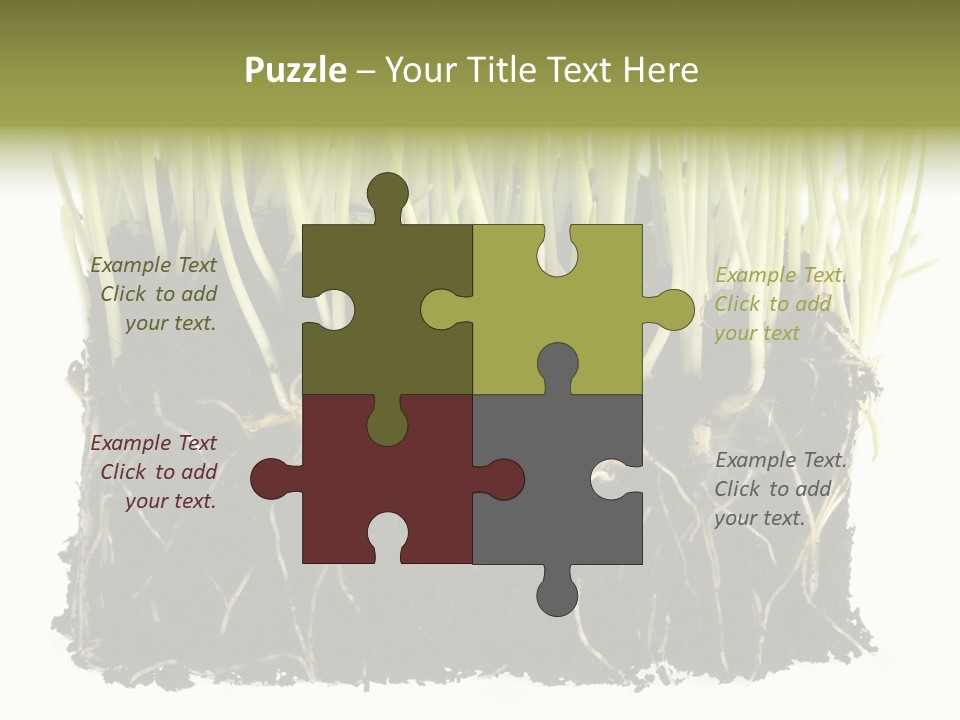 Growing Background Spring PowerPoint Template