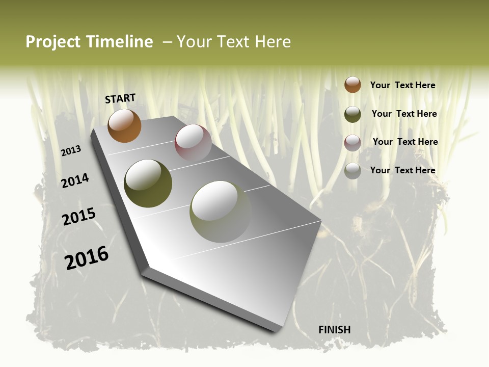 Growing Background Spring PowerPoint Template