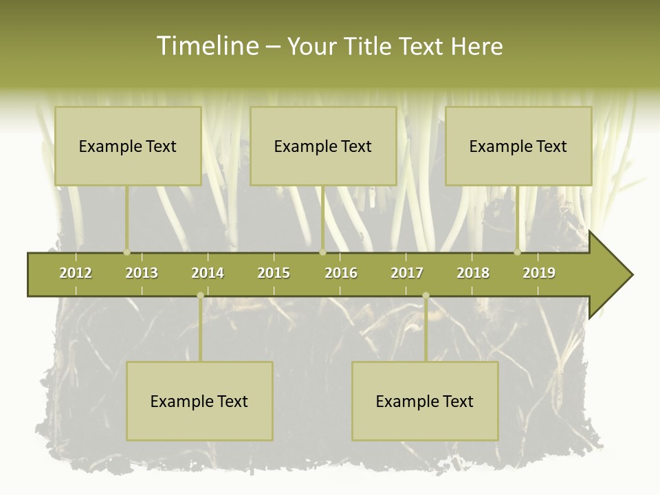 Growing Background Spring PowerPoint Template