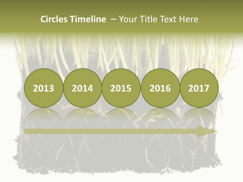 Growing Background Spring PowerPoint Template