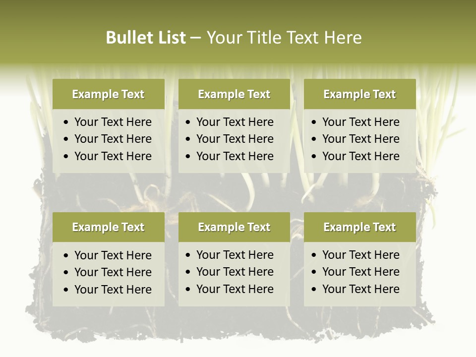 Growing Background Spring PowerPoint Template