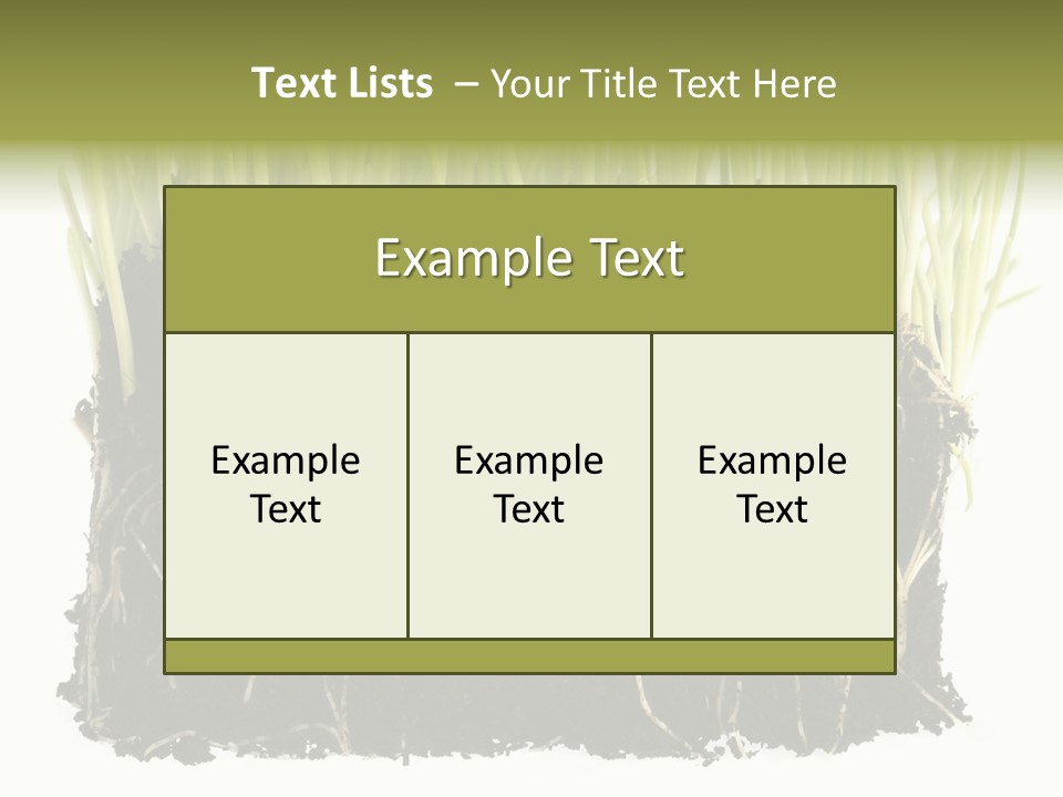 Growing Background Spring PowerPoint Template